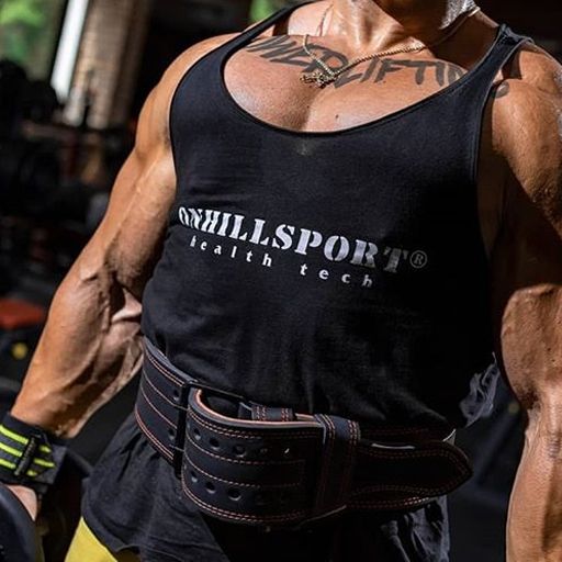 Пояс атлетический с пряжкой Onhillsport 2 слоя 10 см