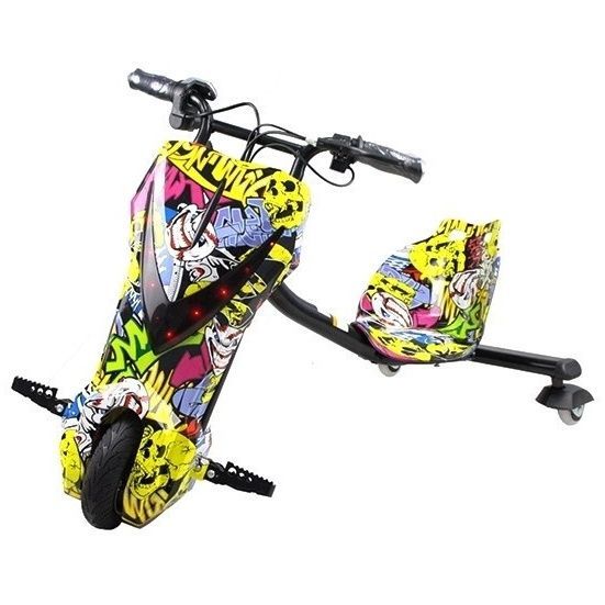 Электрический дрифт карт DRIFT CART MINIPRO T01 Желтый граффити