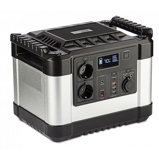 Портативная автономная электростанция ELTRECO 1000 Вт Li-On 1110 Вт*ч 300000 mAh (ENF-G1000)