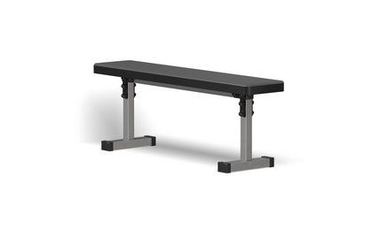 Скамья горизонтальная для жима серая