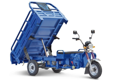 Грузовой электротрицикл Rutrike Титан 2000 ГИДРАВЛИКА 60V1500W синий