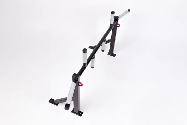 Турник настенный улучшенный с 4 хватами чёрный