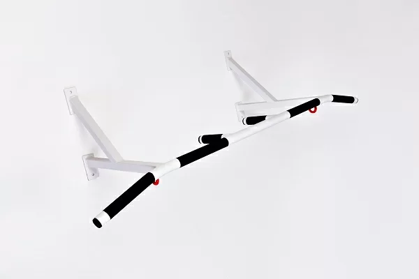 Турник настенный с средним, широким и узким параллельным хватами чёрный