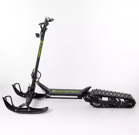Зимний электроснегокат на гусенице / Гусеничный электросамокат Electroway T4S