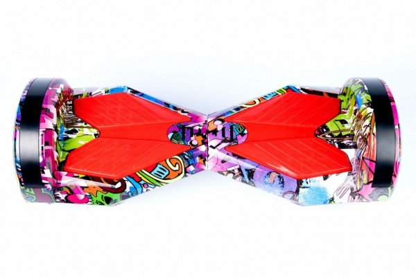 Гироскутер Smart Balance Transformer LED 8" Граффити Розовый