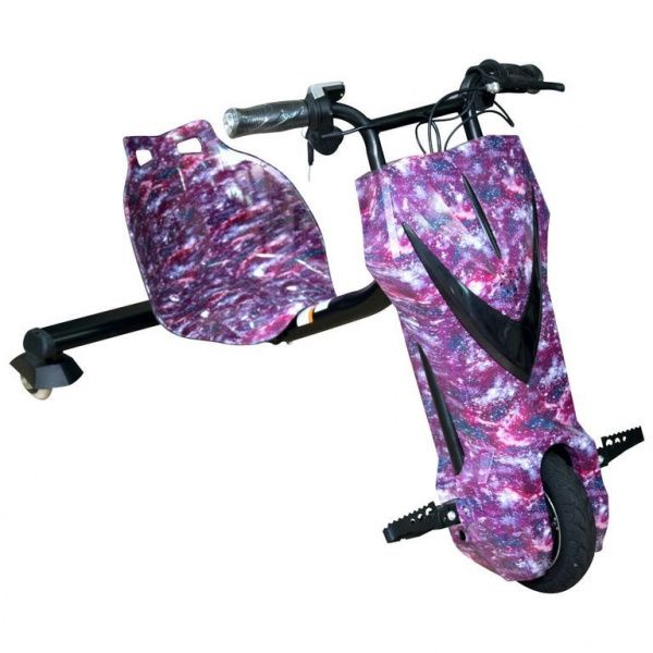 Электроскутер Дрифт Карт Drift-Trike (DRIFT CAR) T01 Фиолетовый космос