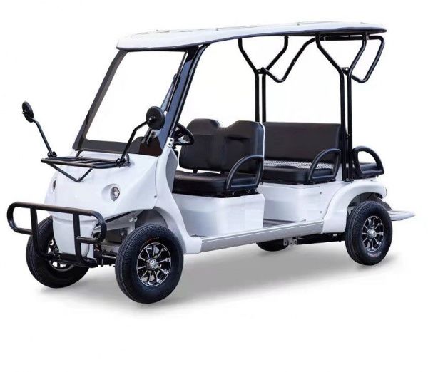 Гольфкар GreenCamel A42 52Ah (4+2 2500W 225/40-10' литые) Белый