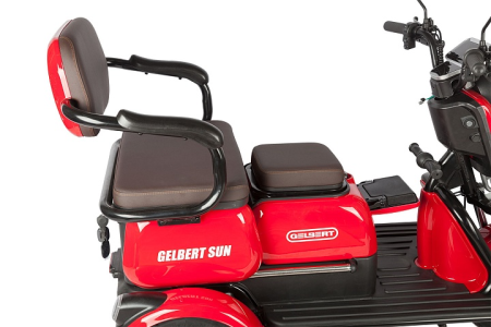 Электротрицикл Rutrike Gelbert Sun 48V/60V 650Вт красный