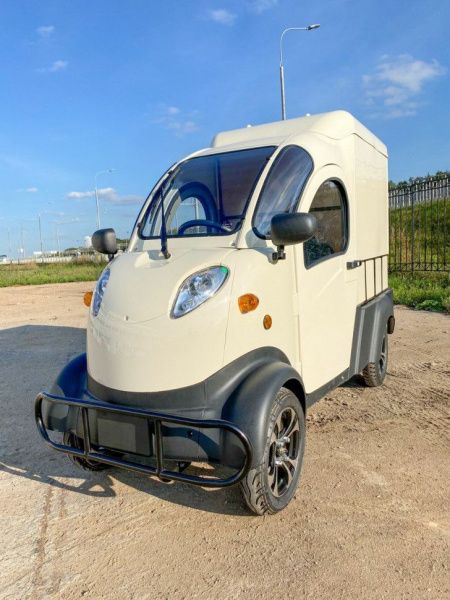 Квадрицикл грузовой GreenCamel Тендер X1200 Квадро (72V 2500W) кабина, BOX, понижающая 52 Ah