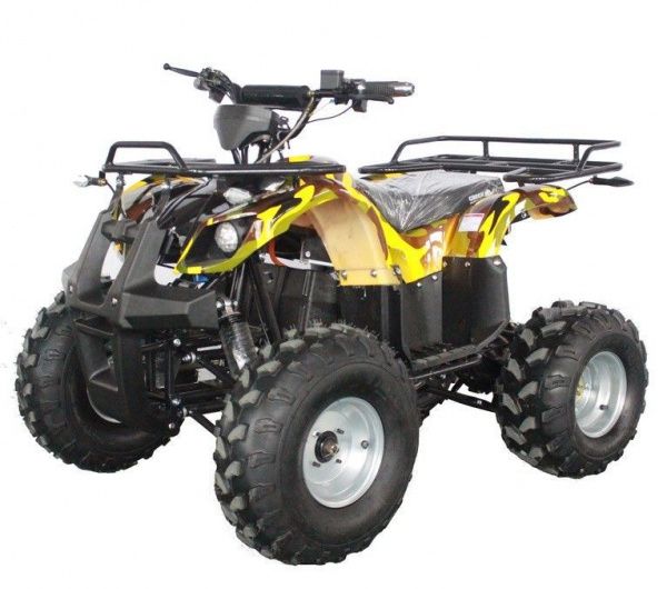 Квадроцикл GreenCamel Atakama T400 (60V 1500W R8 Дифференциал) пониженная, Армейский желтый