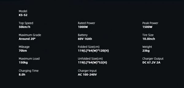 Электросамокат KingSong S2