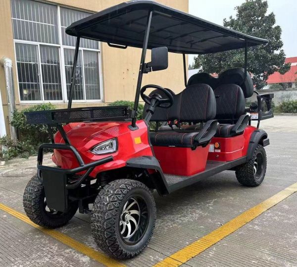 Гольфкар GreenCamel Linhai A42L 126Ah/48V (4+2, 4kW AC, R14 литые) LUX lifted