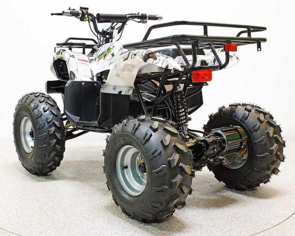 Квадроцикл GreenCamel Atakama T240 (48V 1000W R8 Дифференциал) пониженная, белый камуфляж
