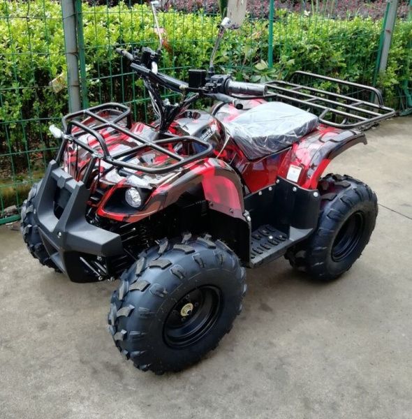 Квадроцикл GreenCamel Атакама T120 (48V 800W R8 Цепной привод) Армейский-красный