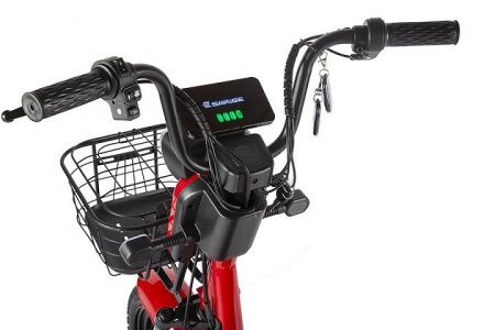 Электроскутер INTRO BUMP черно-оранжевый