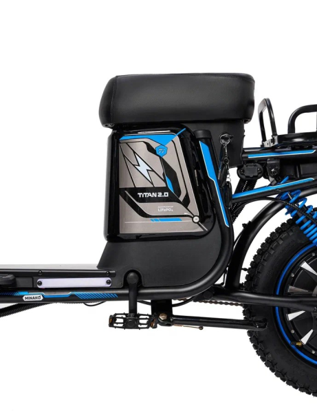 Электровелосипед Minako Titan 2.0 60V30AH синий