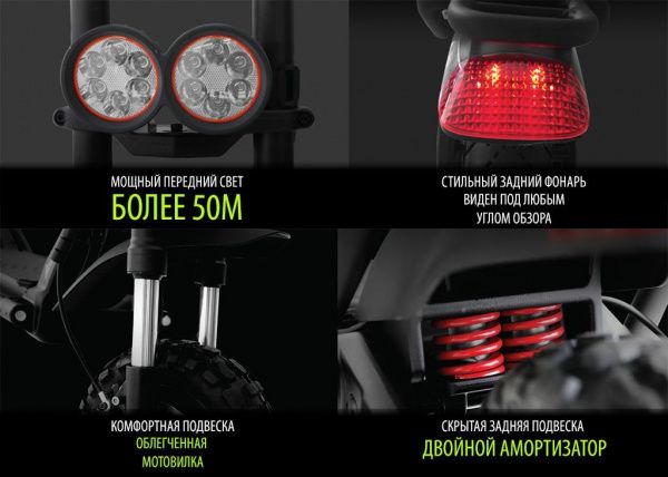 Электросамокат KAABO WOLF WARRIOR