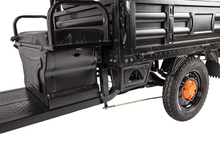 Грузовой электротрицикл Rutrike D2 1500 60V1000W черный