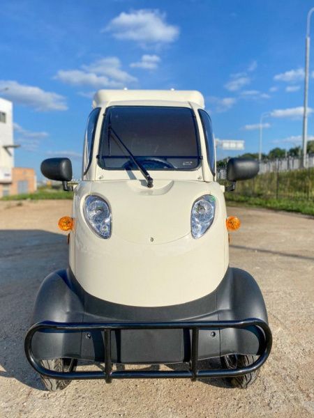 Квадрицикл грузовой GreenCamel Тендер X1200 Квадро (72V 2500W) кабина, BOX, понижающая 52 Ah