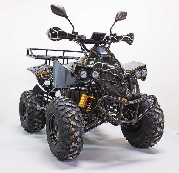 Квадроцикл GreenCamel Atakama T500 (60V 1500W R8 Дифференциал) черный паук