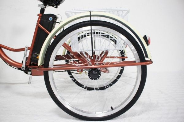 Электровелосипед GreenCamel Трайк-24 (R24 500W 48V 15Ah) красный