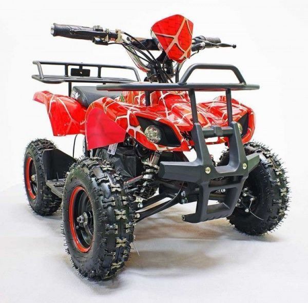 Квадроцикл GreenCamel Гоби K21 (12 Ah 36V 800W R6 Цепь) Красный паук