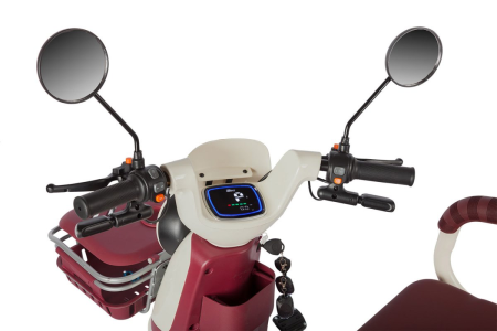 Электротрицикл Rutrike Gelbert Mercury 48V/60V 650Вт бело-красный