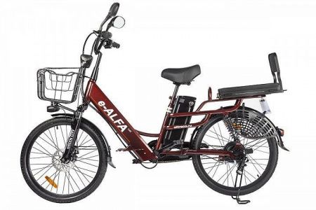 Велогибрид GREEN CITY e-ALFA LUX черный