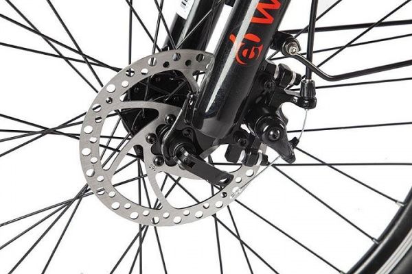 Электровелосипед Eltreco White (Черно-красный)