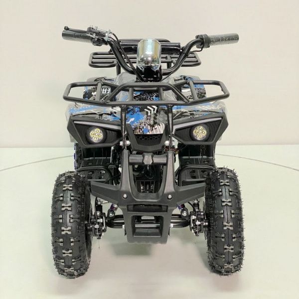 Квадроцикл GreenCamel Гоби K32 (12Ah 36V 800W R6 Цепь) ножной тормоз Синий экстрим