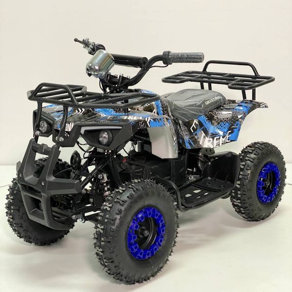 Квадроцикл GreenCamel Гоби K32 (30Ah 36V 800W R6 Цепь) синий экстрим 