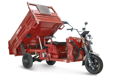 Грузовой электротрицикл Rutrike D5 1700 красный