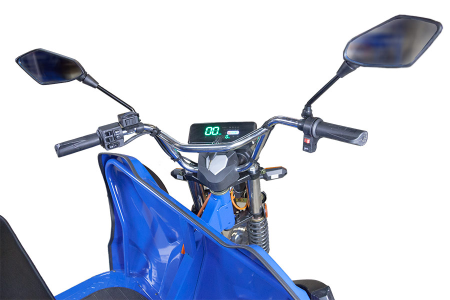 Грузовой электротрицикл Rutrike D5 1700 темно-синий
