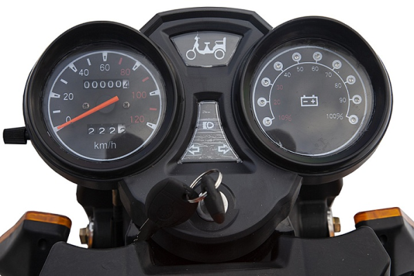 Грузовой электротрицикл Rutrike D4 1800 60V1200W синий