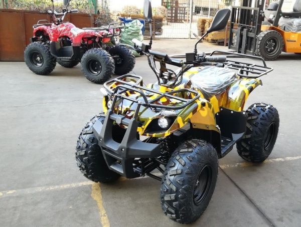 Квадроцикл GreenCamel Atakama T320 (48V 1000W R8 Дифференциал) армейский желтый