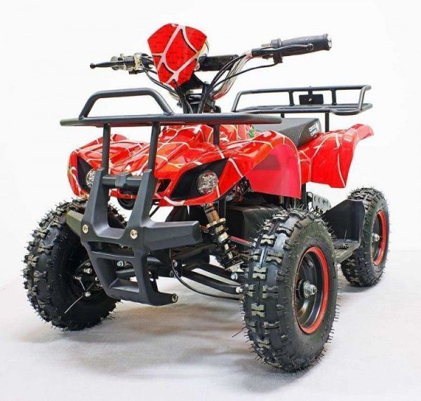Квадроцикл GreenCamel Гоби K21 (30 Ah 36V 800W R6 Цепь) Красный паук