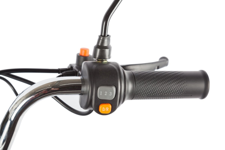 Электротрицикл Rutrike Gelbert Beta 48V/60V 800Вт серебристо-белый