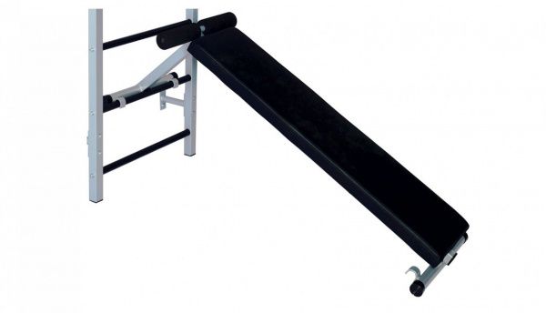 Скамья 2в1 для шведской стенки белая