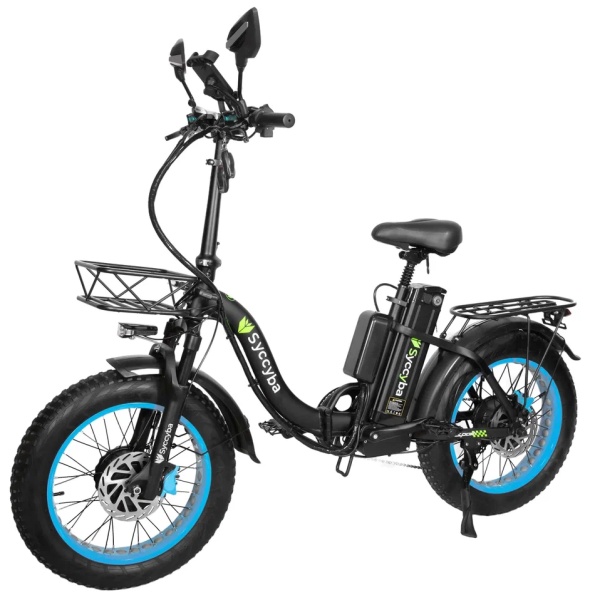 Электровелосипед Syccyba H2 (F11) DUAL 23AH синий