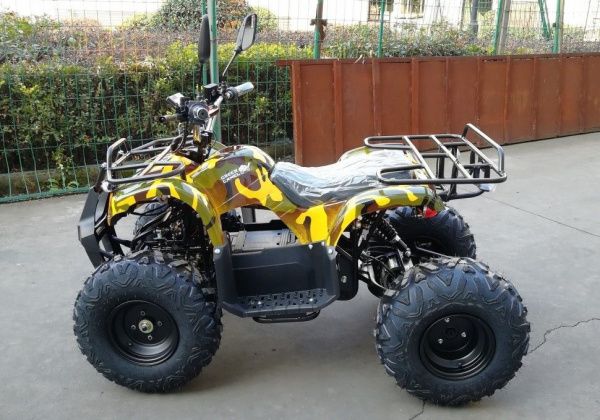 Квадроцикл GreenCamel Atakama T320 (48V 1000W R8 Дифференциал) армейский желтый