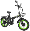 Электровелосипед SYCCYBA H1 (F10) DUAL 20AH зеленый