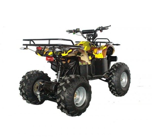 Квадроцикл GreenCamel Atakama T400 (60V 1500W R8 Дифференциал) пониженная, Армейский желтый