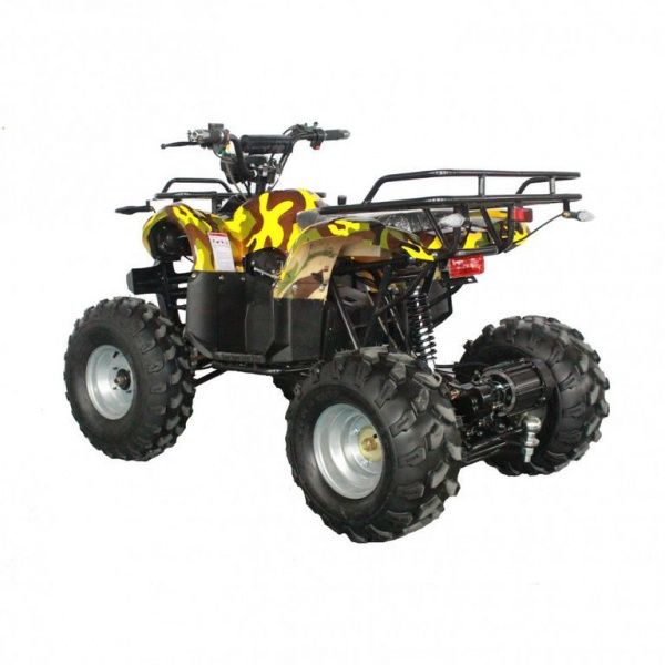 Квадроцикл GreenCamel Atakama T400 (60V 1500W R8 Дифференциал) пониженная, Армейский желтый