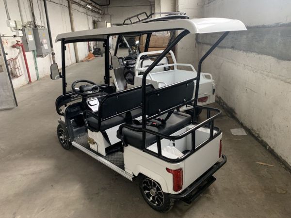 Гольфкар GreenCamel A4 ECO 52Ah/60V (4 seats 1200W R8) пониженная Белый