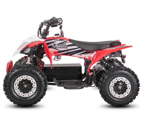 Электроквадроцикл WHITE SIBERIA SNEG LETO R RED
