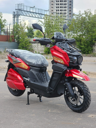 Электрический скутер Тур-Эндуро GT Tank 60AH 72V красный