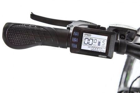 Велогибрид Eltreco XT 800 new черно-зеленый