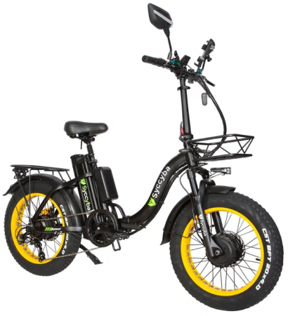 Электровелосипед SYCCYBA H2 (F11) DUAL YELLOW