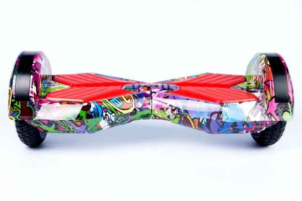 Гироскутер Smart Balance Transformer LED 8" Граффити Розовый