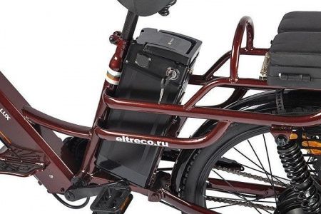 Велогибрид GREEN CITY e-ALFA LUX красный